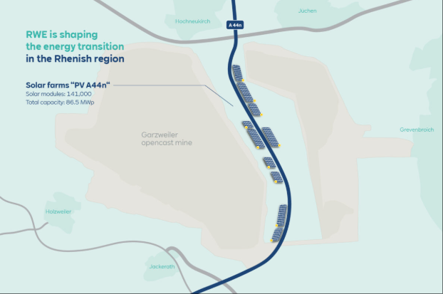 The PV systems along the A44n motorway are expected to be connected to the grid by the end of the year.