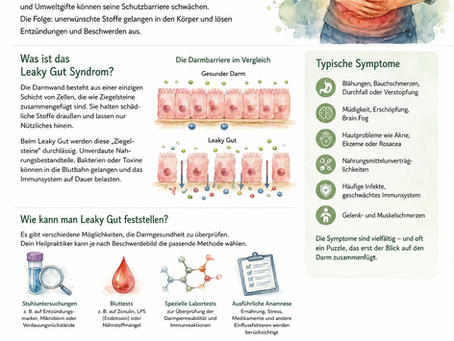 Leaky-Gut-Syndrom: Illustration zur gestörten Darmbarriere und Darmgesundheit