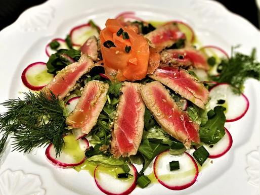 Ensalada de atún sellado