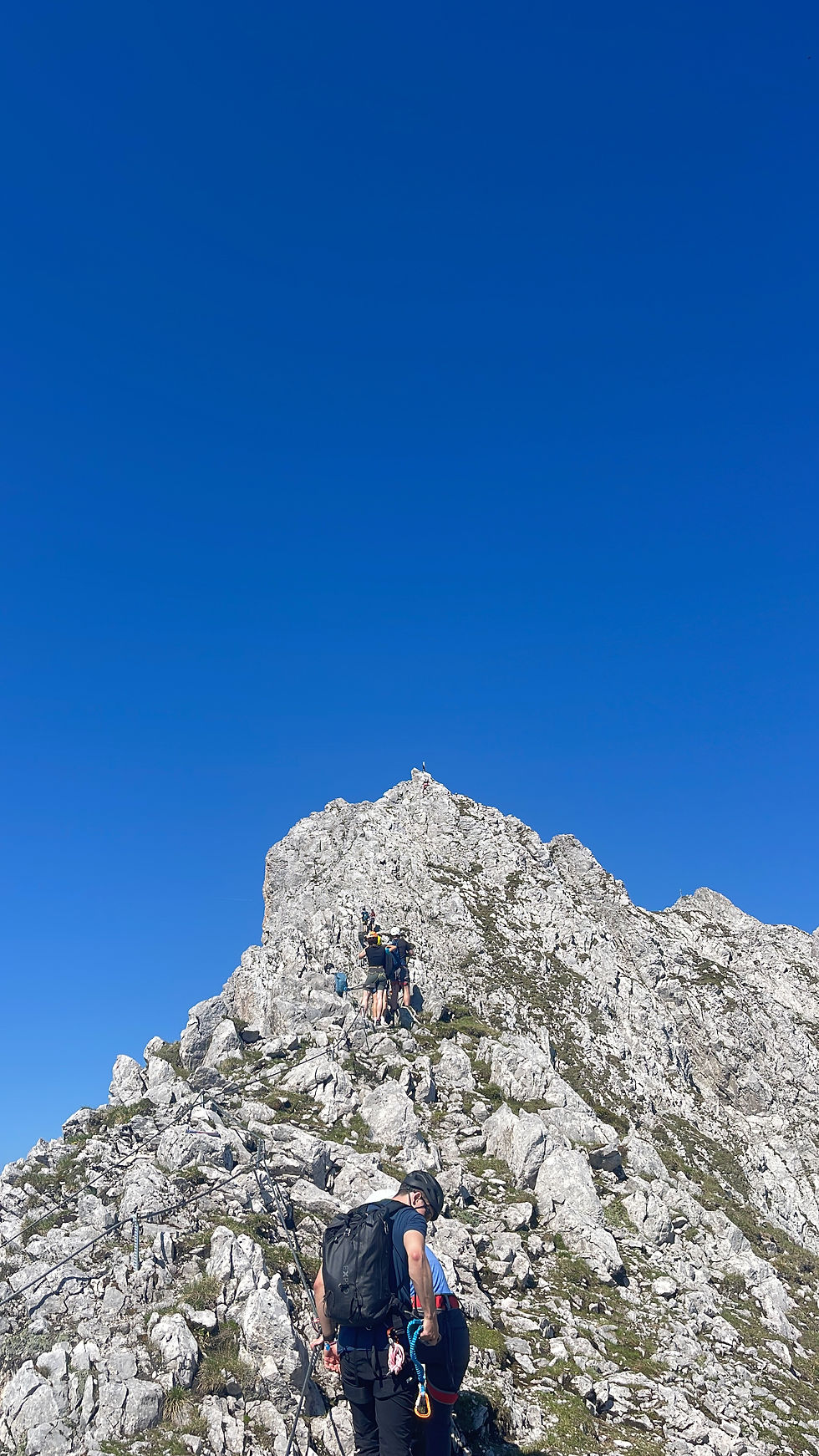 Unterwegs am Innsbrucker Klettersteig