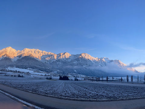 Nordkette im Morgenrot