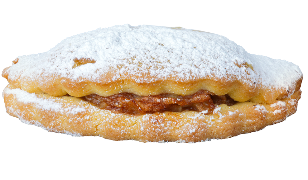 Vegane Mürbe Apfeltasche