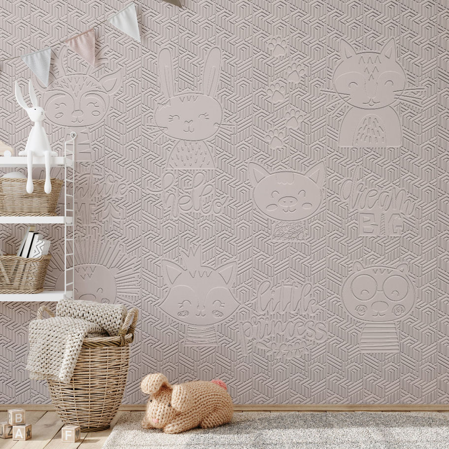 DP-0193 - Paintable wall décor with surface structure