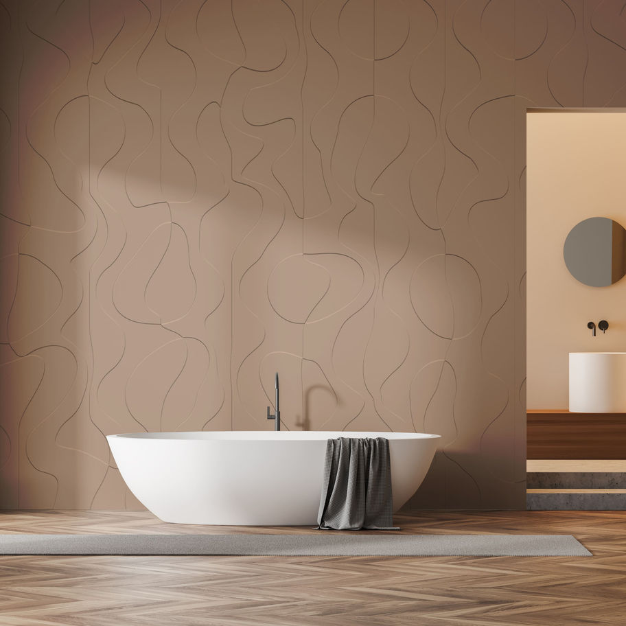 DP-0228 - Paintable wall décor with surface structure