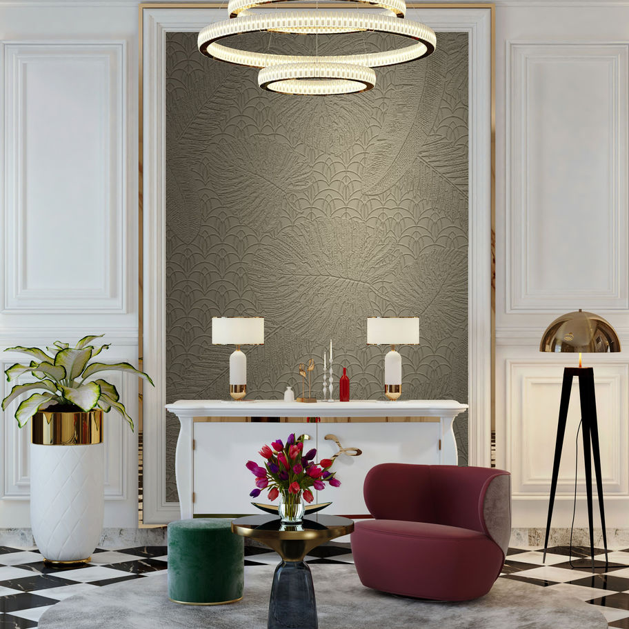 DP-0092 - Paintable wall décor with surface structure