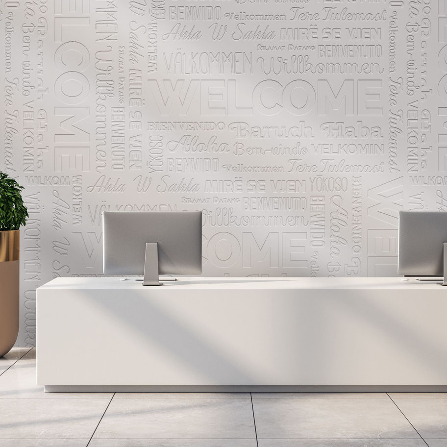 DP-0168 - Paintable wall décor with surface structure