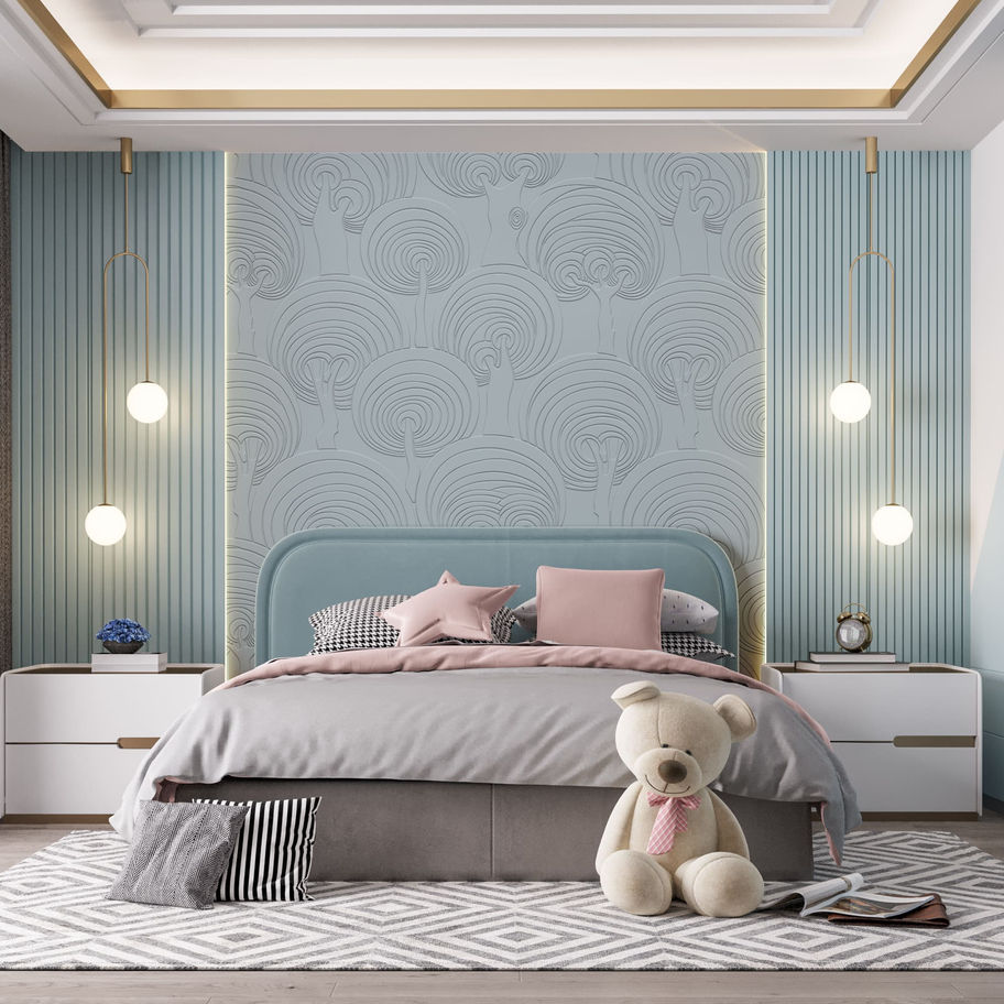 DP-0245 - Paintable wall décor with surface structure