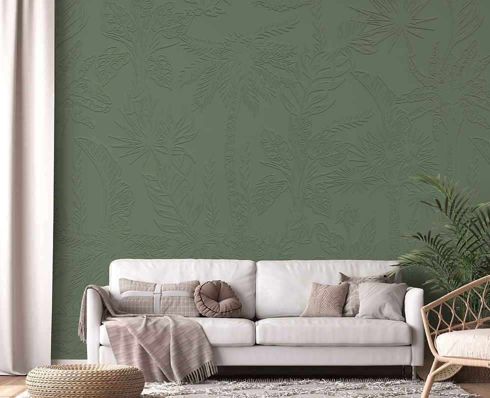 DP-0158 - Paintable wall décor with surface structure