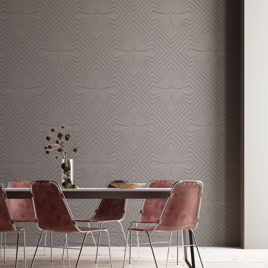 DP-0257 - Paintable wall décor with surface structure