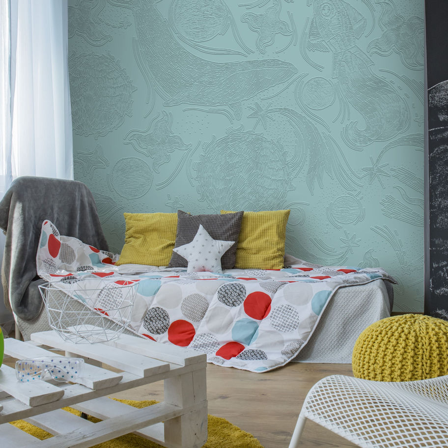 DP-0160 - Paintable wall décor with surface structure