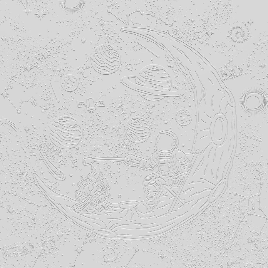 DP-0149 - Paintable wall décor with surface structure