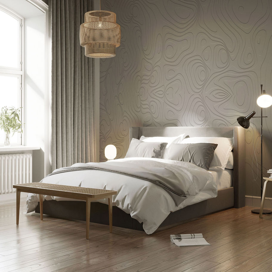 DP-0238 - Paintable wall décor with surface structure