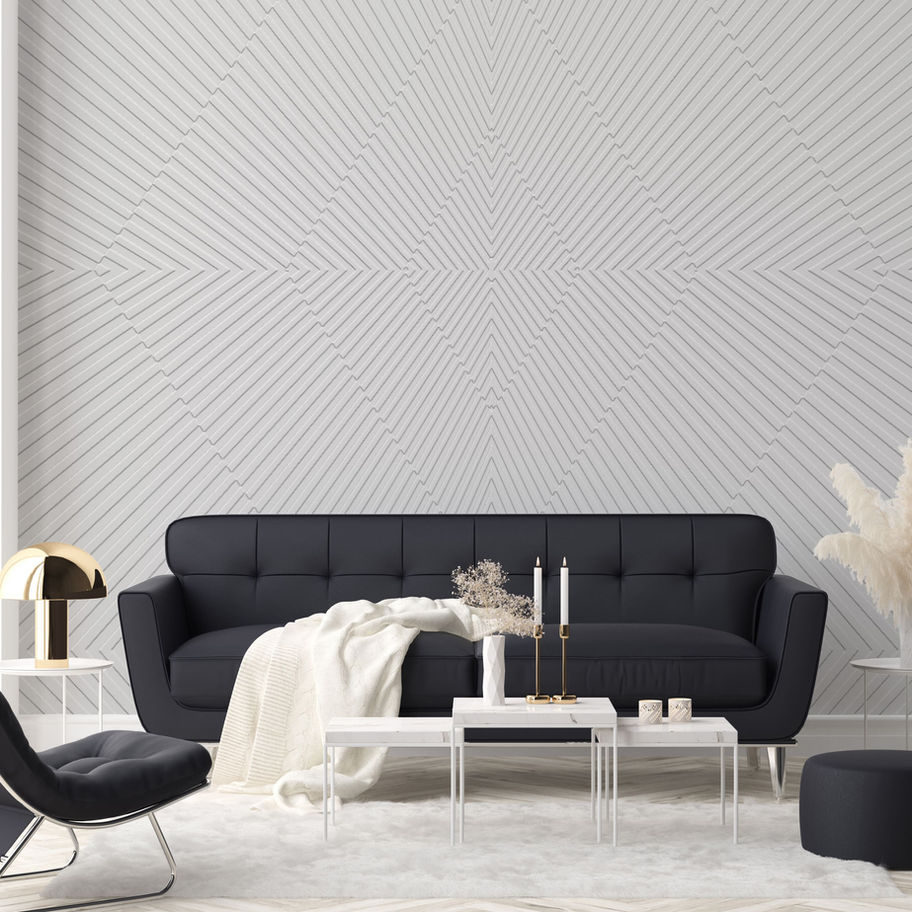 DP-0124 - Paintable wall décor with surface structure