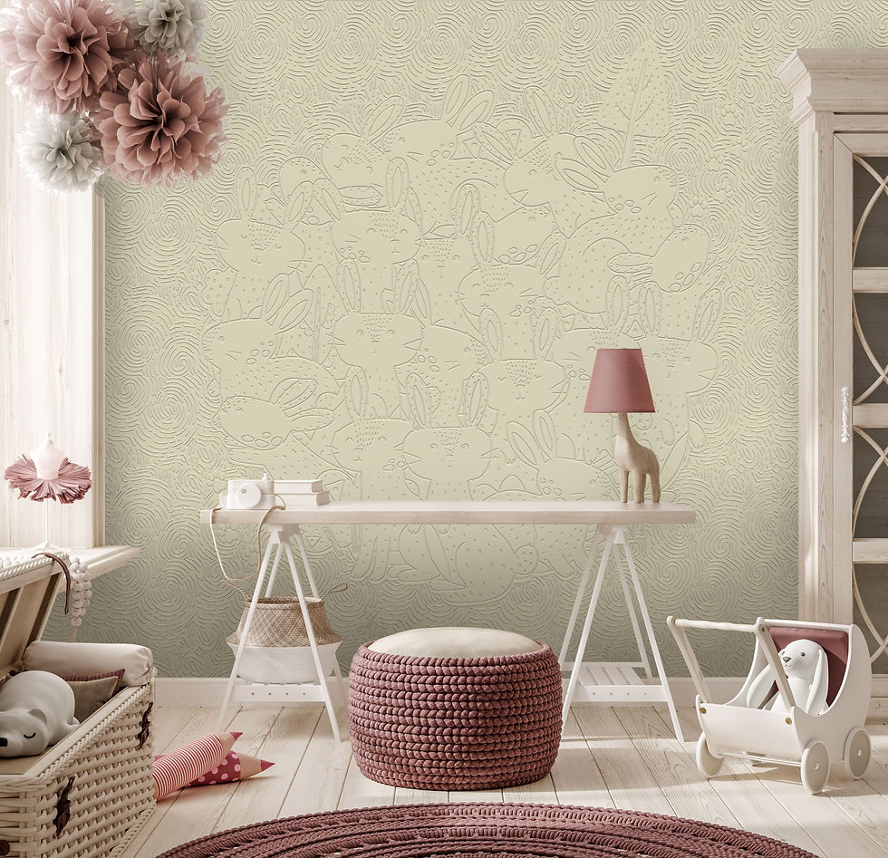 DP-0179 - Paintable wall décor with surface structure