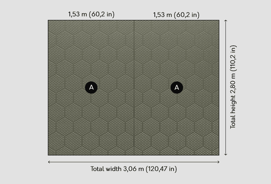 DP-0116 - Paintable wall décor with surface structure