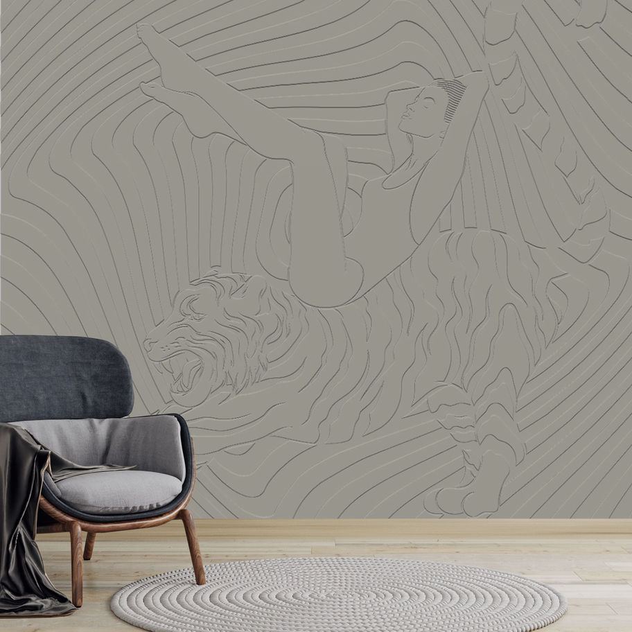DP-0103 - Paintable wall décor with surface structure
