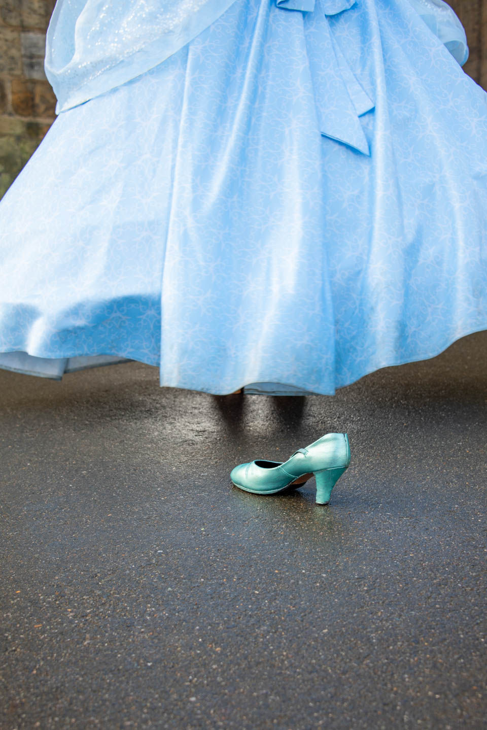 cinderella glass slipper personal branding photoshoot