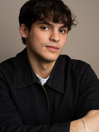 male modelling headshots in professional studio