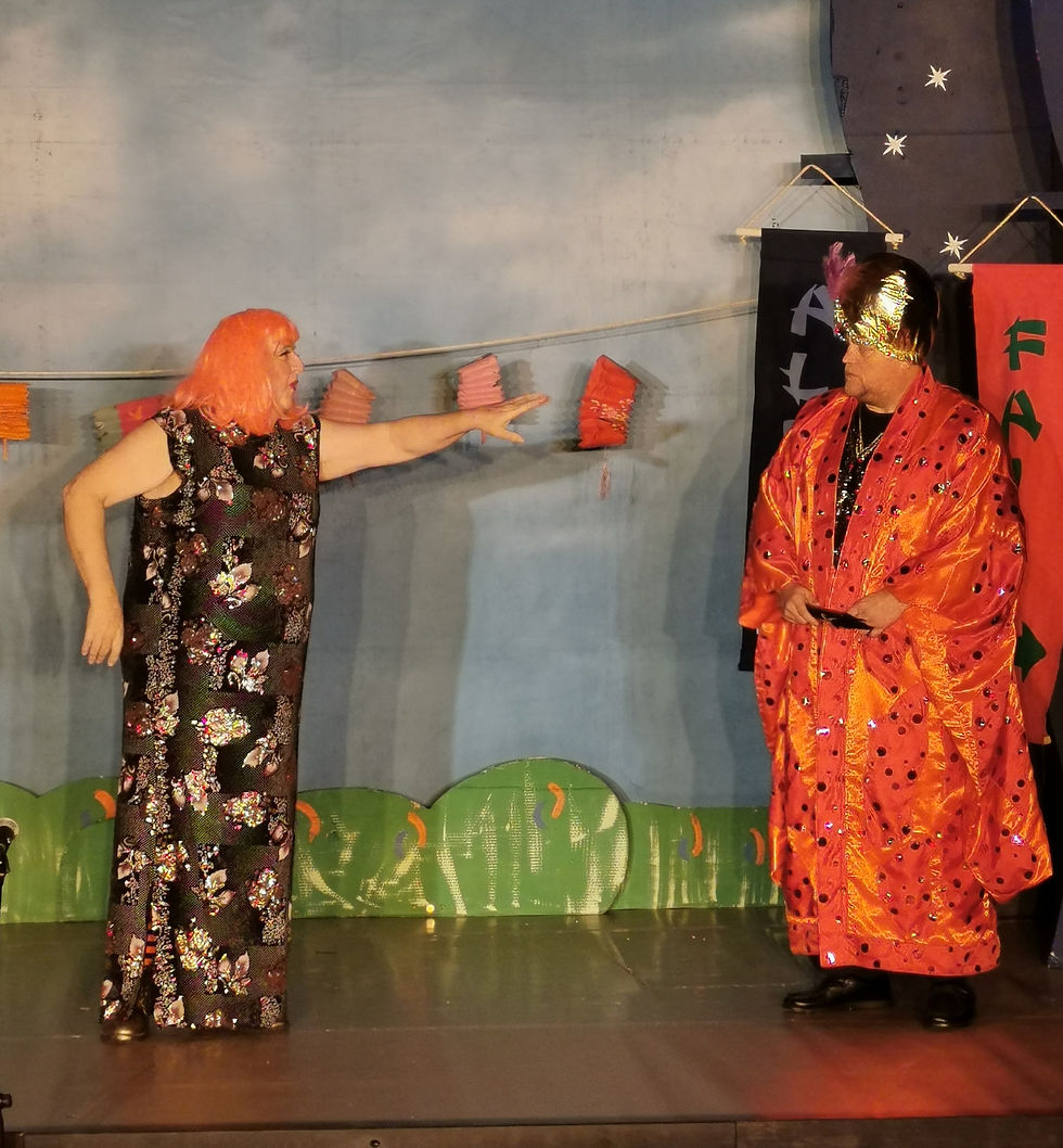 Widow Twankey & The Emporer