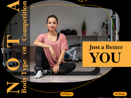 Not a Body Type. Not a Competition. Just a Better You.