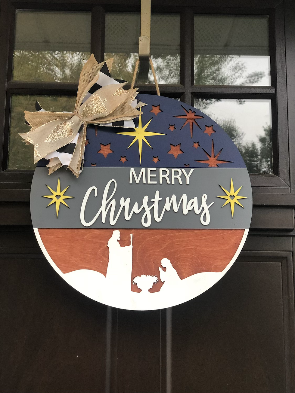 Thumbnail: Nativity front door sign