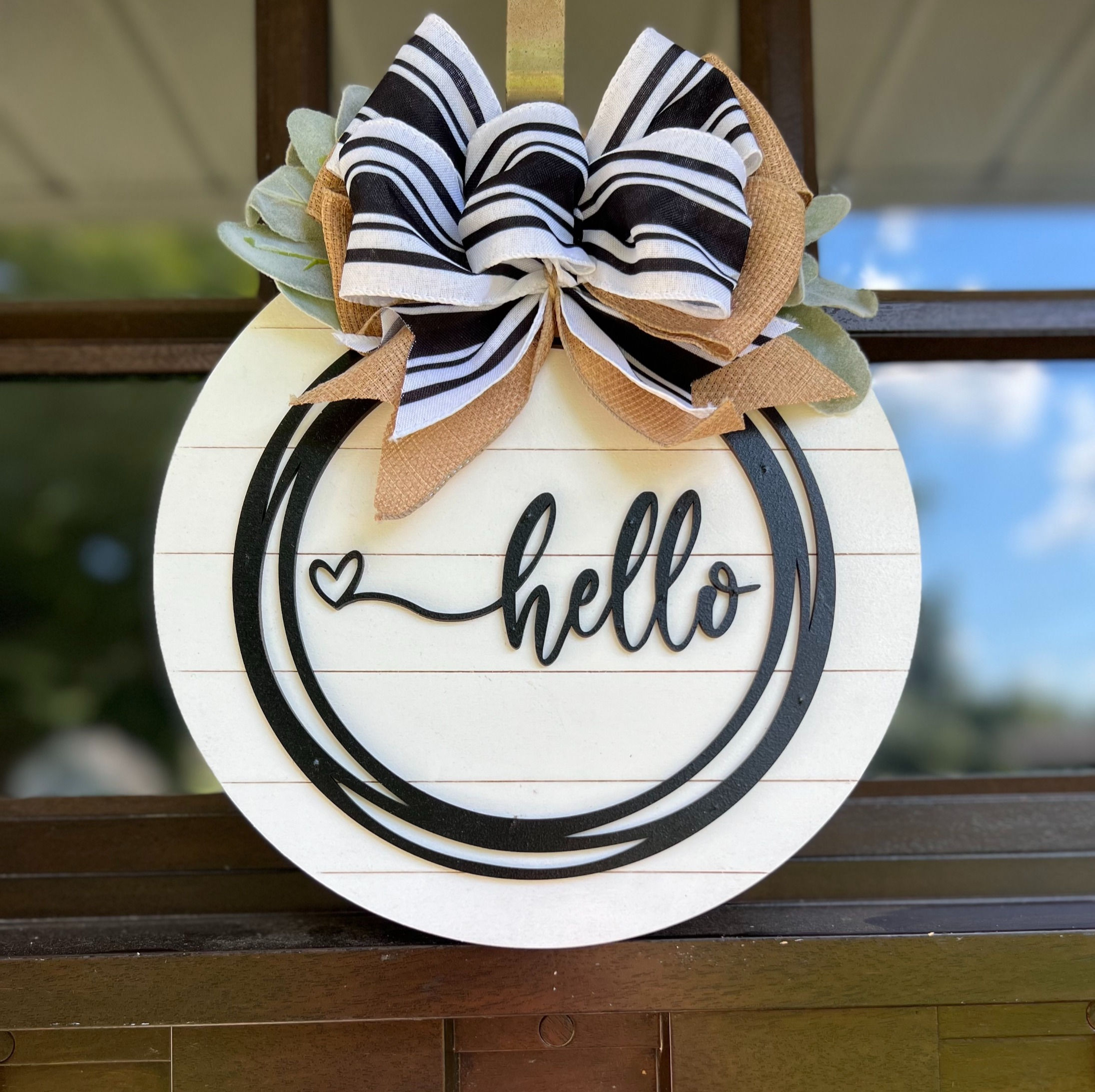 Shiplap Hello w/HEART