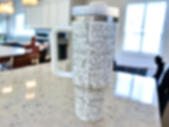 Dental 40 ounce tumbler