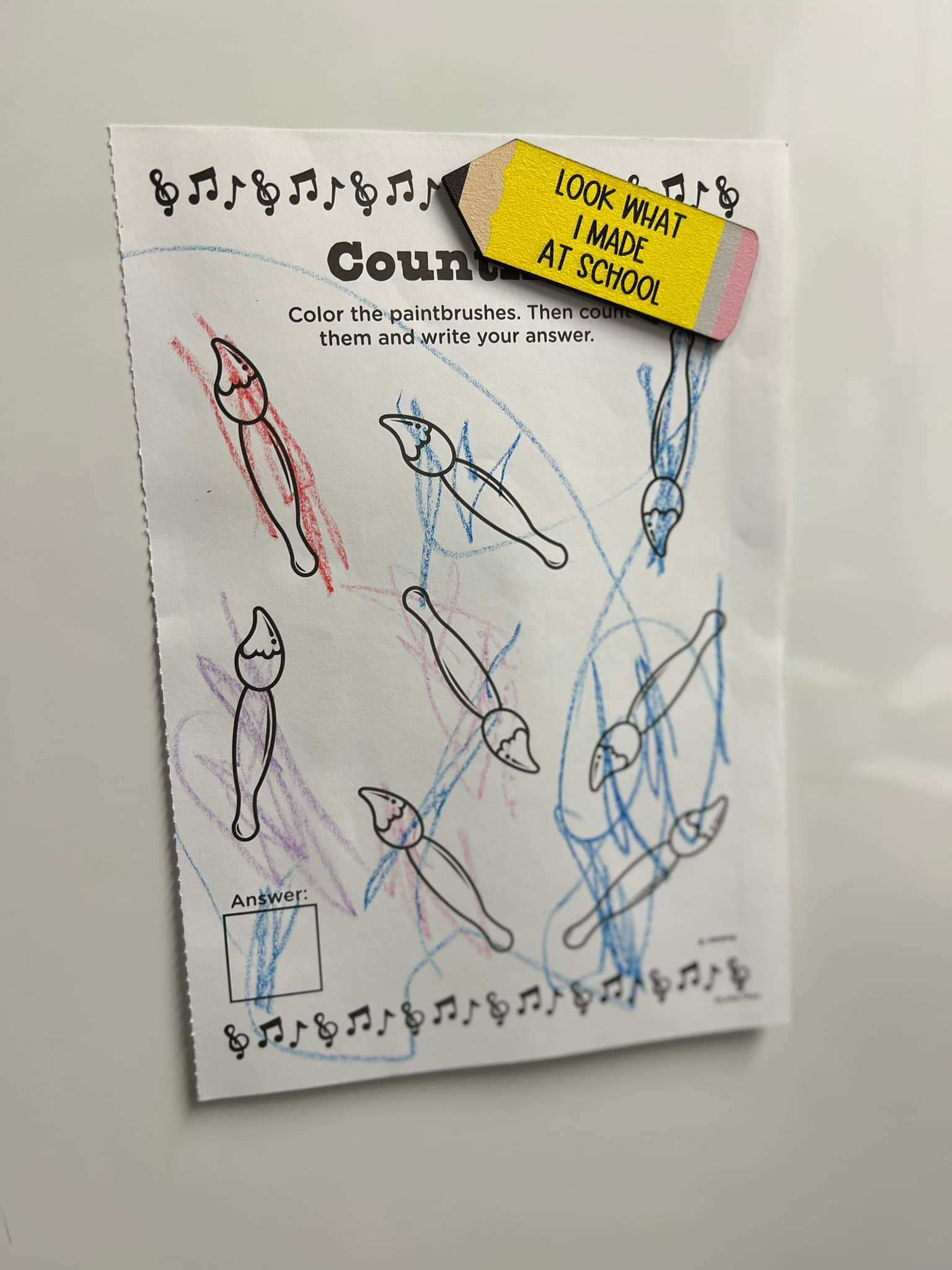 Look what I made at school magnets