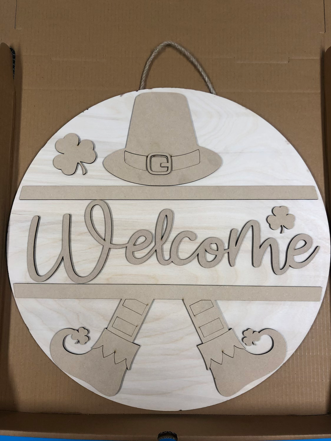 DIY Welcome Leprechaun