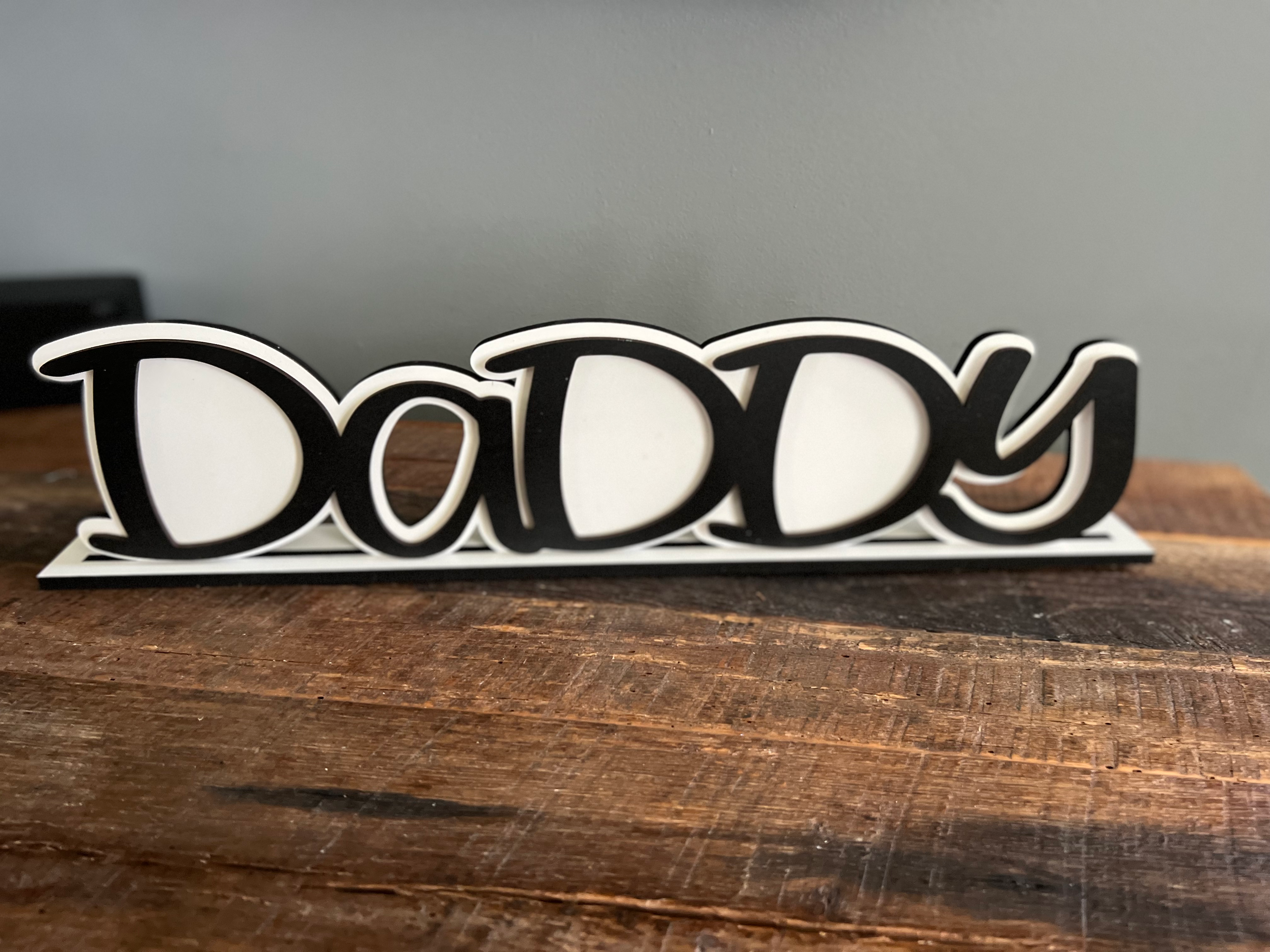 Daddy picture frame| first Father’s day frame| daddy photo holder| dad gift|
