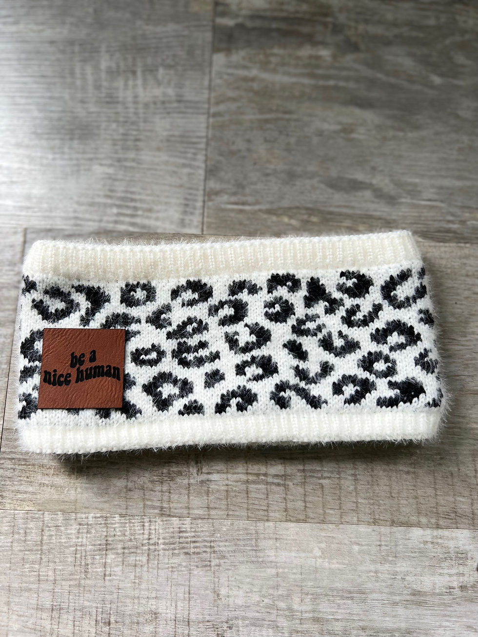 Thumbnail: White Knit headband