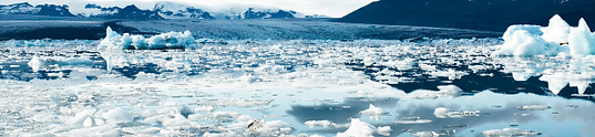 Melting ice caps due to climate change