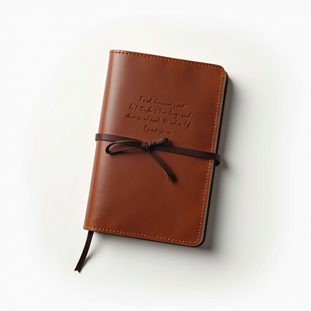 Engraved Leather Journal
