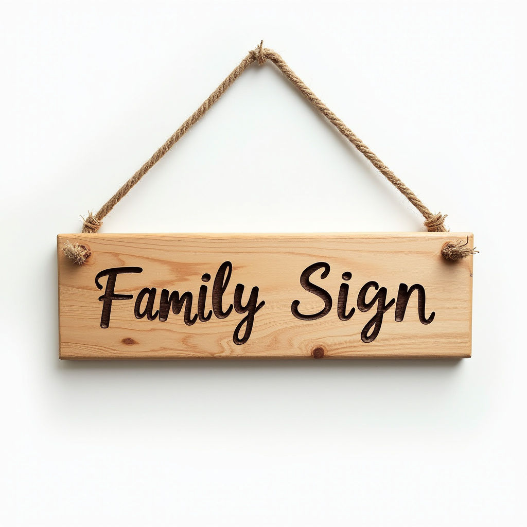 Custom Wooden Sign