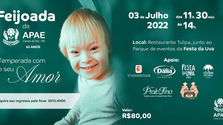 Feijoada da Apae volta ao formato presencial, neste domingo