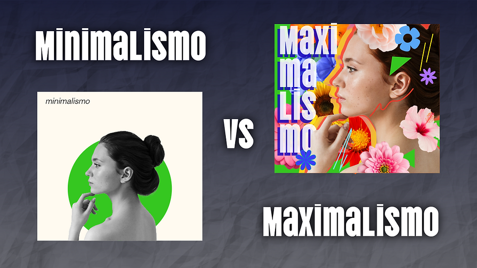 Portada del artículo: Diseño gráfico minimalista vs maximalista ¿cuál funciona mejor?