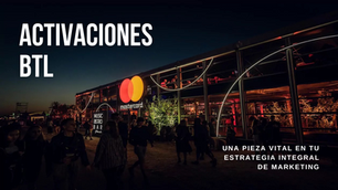 Activación BTL en estrategia de marketing de MasterCard en un festival de música