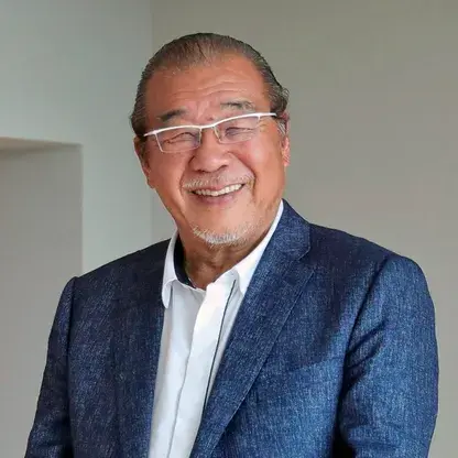 Retrato de Takao Yasuda, fundador de Don Quijote