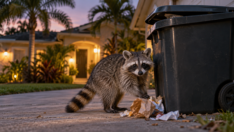 Raccoons Getting Into Your Trash? Tips for Port St. Lucie Homeowners