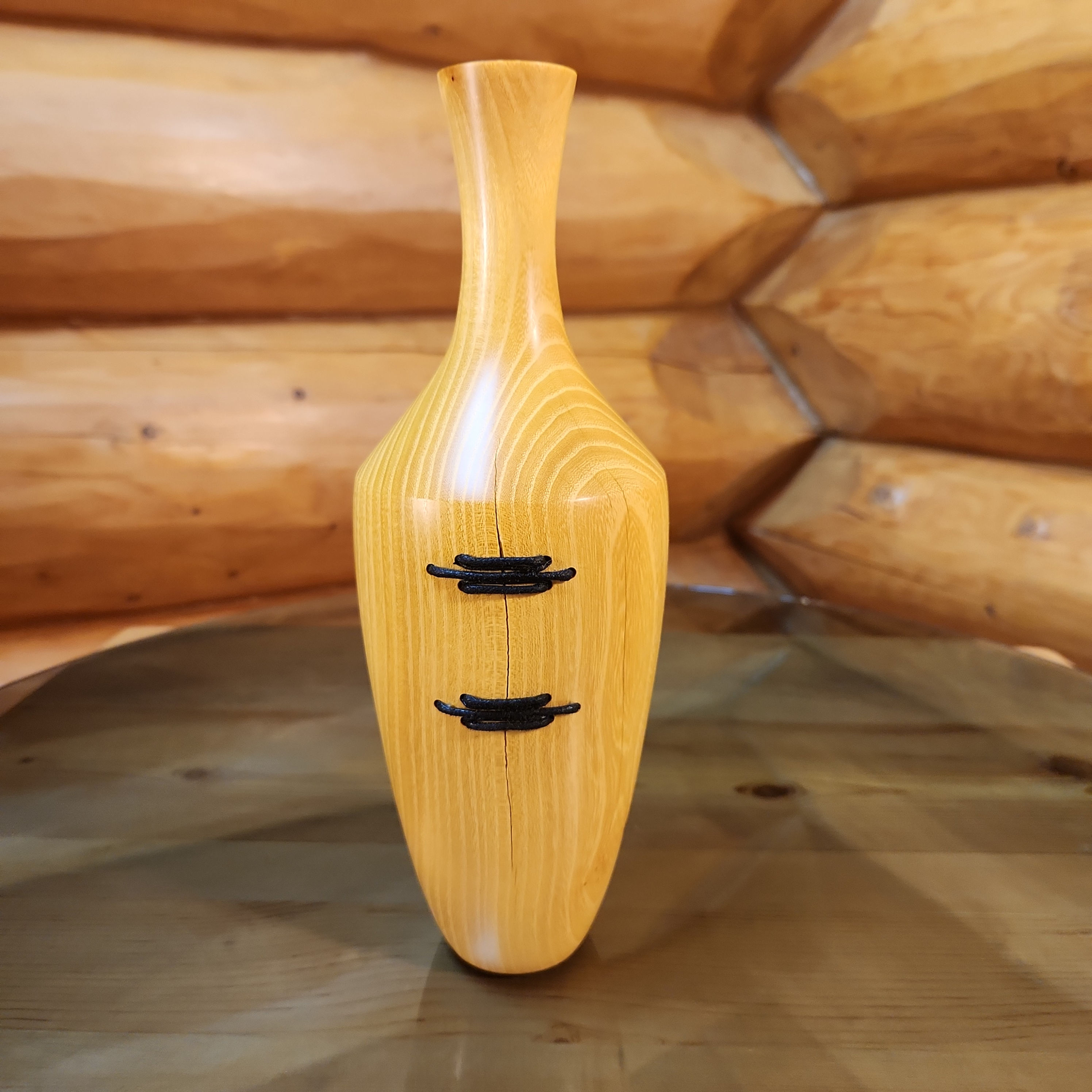 Orange Sage Weed Pot with Stitching