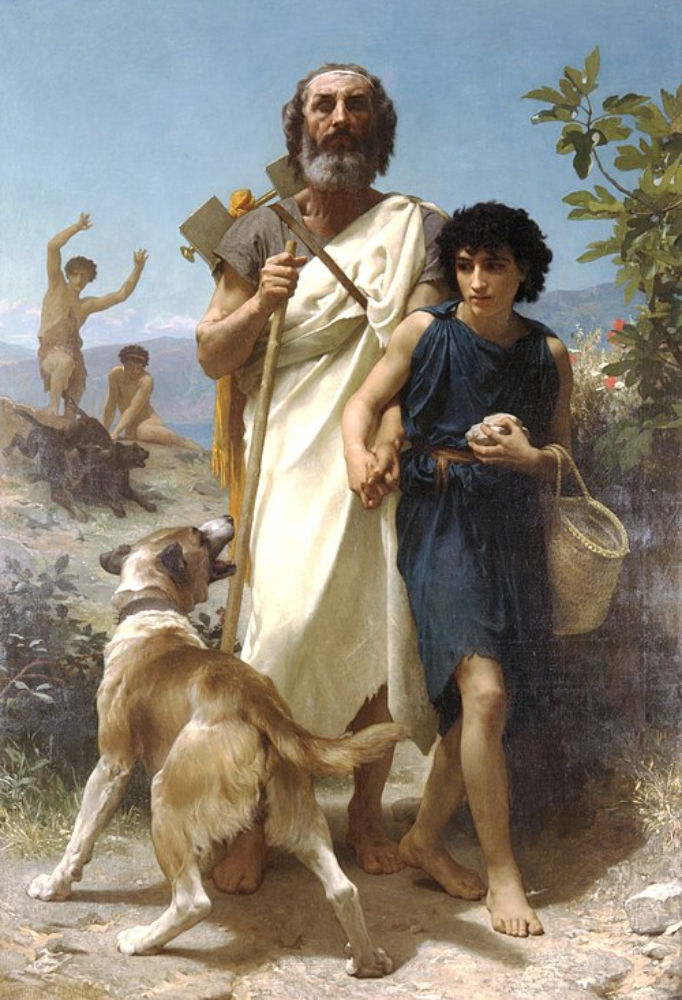 William-Adolphe_Bouguereau_(1825-1905)_-_Homeros_and _his_Guide_(1874)