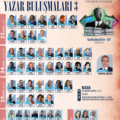 TRABZON ORTAHİSAR BELEDİYESİ "YAZAR BULUŞMALARI"