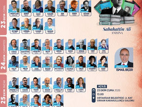 TRABZON ORTAHİSAR BELEDİYESİ "YAZAR BULUŞMALARI"