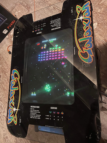 Galaxian Full Size Cocktail Arcade | High Score Player 2