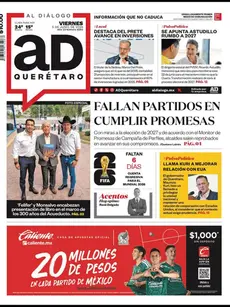 Viernes 5 junio. AD Querétaro
