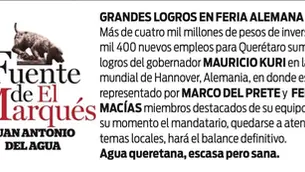 Miércoles 22 Abril. Fuente de El Marqués