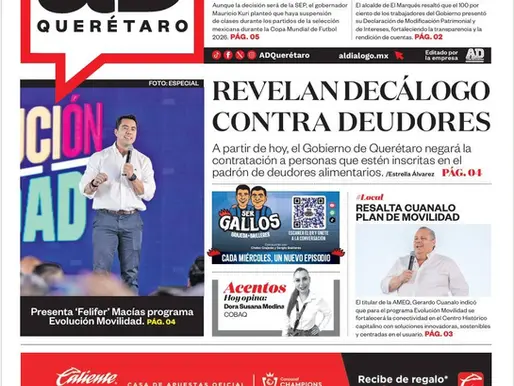 Miércoles 6 Mayo. AD Querétaro