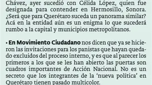 Viernes 9 octubre. Política Confidencial