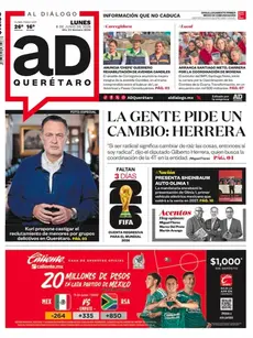 Lunes 8 junio. AD Querétaro