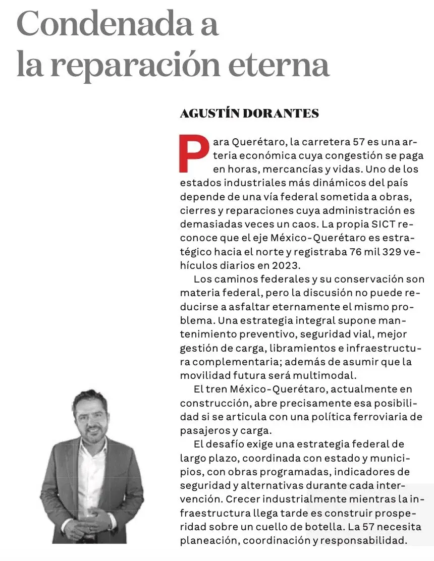 Miércoles 23 septiembre. Agustín Dorantes